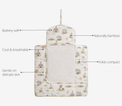 Anaario Carnival Windmill Bamboo Baby Changing Mat key features