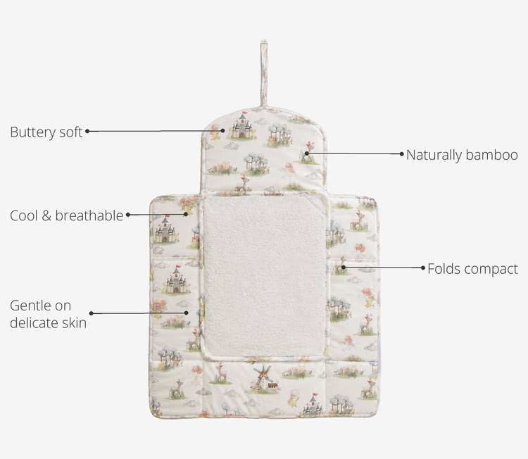 Anaario Carnival Windmill Bamboo Baby Changing Mat key features