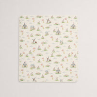 Carnival Windmill bamboo baby quilt — carnival windmill print, soft bamboo cotton