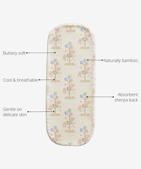 Anaario Carousel Bamboo Baby Burp Cloth key features