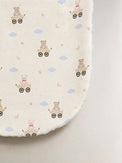 Carriage Teddy Bamboo Baby Changing Mat