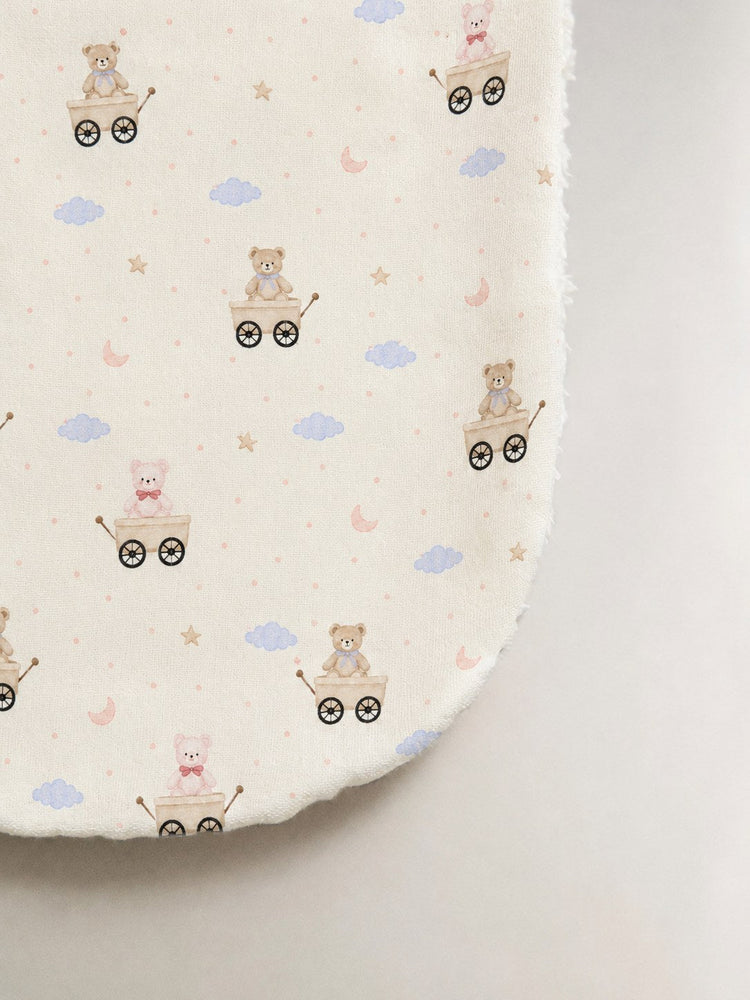 Carriage Teddy Bamboo Baby Changing Mat