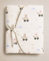Carriage Teddy Bamboo Baby Changing Mat