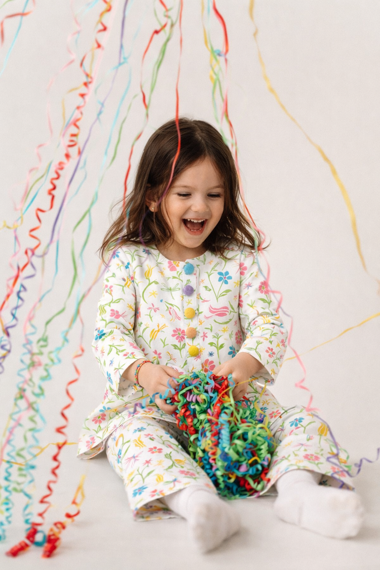 Multi-Coloured Floral Cotton Co-ord Set