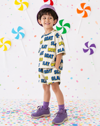 Boy wearing Anaario Certified GOAT Co-ord Set