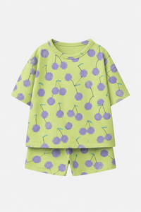 Boy wearing Anaario Cherry Bomb Co-ord Set
