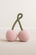 Anaario cherry-shaped fleece cushion for kids