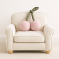 Anaario cherry-shaped fleece cushion for kids