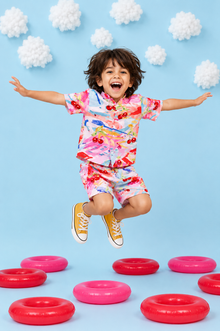 Cherry Splash Shirt Set