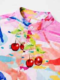 Boy wearing Anaario Cherry Splash Shirt