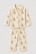Girl wearing Anaario Classic Bunnies Night Suit