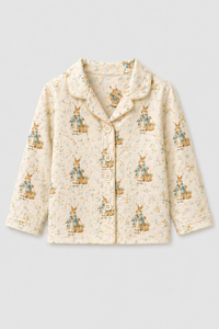 Girl wearing Anaario Classic Bunnies Night Suit