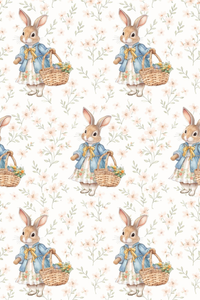 Girl wearing Anaario Classic Bunnies Night Suit