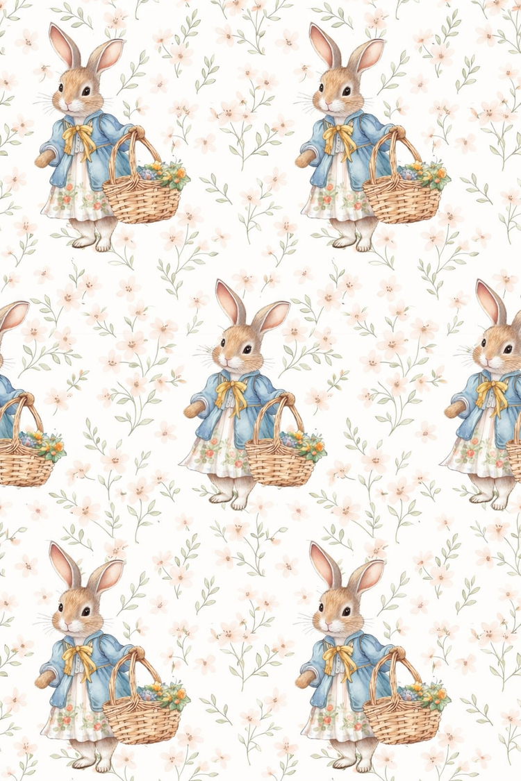Girl wearing Anaario Classic Bunnies Night Suit