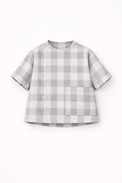 Boy wearing Anaario Cloud Check Co-ord Set