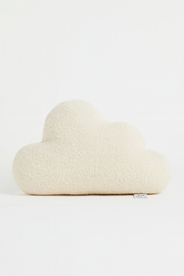 Anaario cloud-shaped fleece cushion for kids