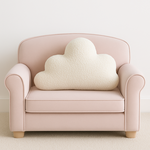 Anaario cloud-shaped fleece cushion for kids