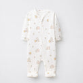 Cloud Koala bamboo cotton baby sleepsuit — two-way zip romper onesie