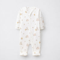 Cloud Koala bamboo cotton baby sleepsuit — two-way zip romper onesie