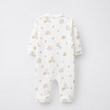 Cloud Koala bamboo cotton baby sleepsuit — footed zip-front sleepsuit, onesie romper