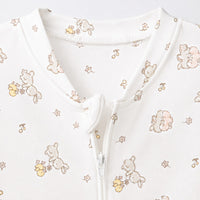 Cloud Koala bamboo cotton baby sleepsuit — bamboo cotton onesie romper flatlay