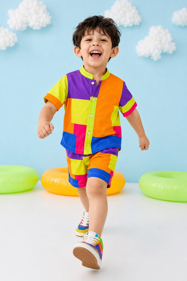 Anaario Colour Block Co-ord Set