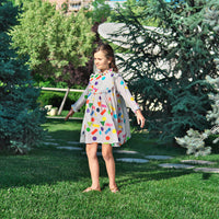Girl wearing Anaario Confetti Party Dress