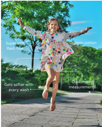 Girl wearing Anaario Confetti Party Dress
