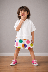 Boy wearing Anaario Confetti Pop Co-ord Set