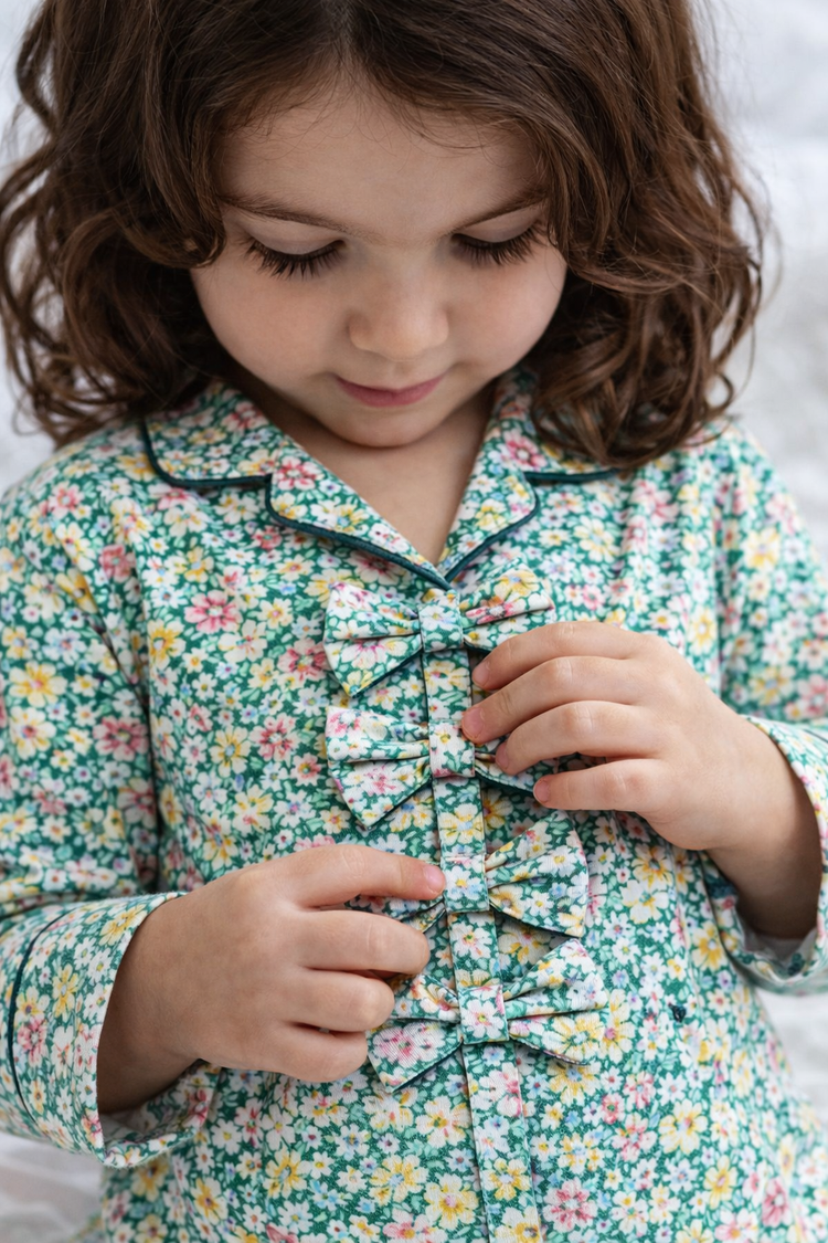 Girl wearing Anaario Cottage Bloom Night Wear