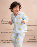 Boy wearing Anaario Crocodile Print Night Suit