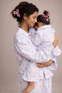 Girl wearing Anaario Cupcakes and Icecream Night Suit