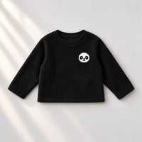 Black Panda Fleece Set top by Anaario