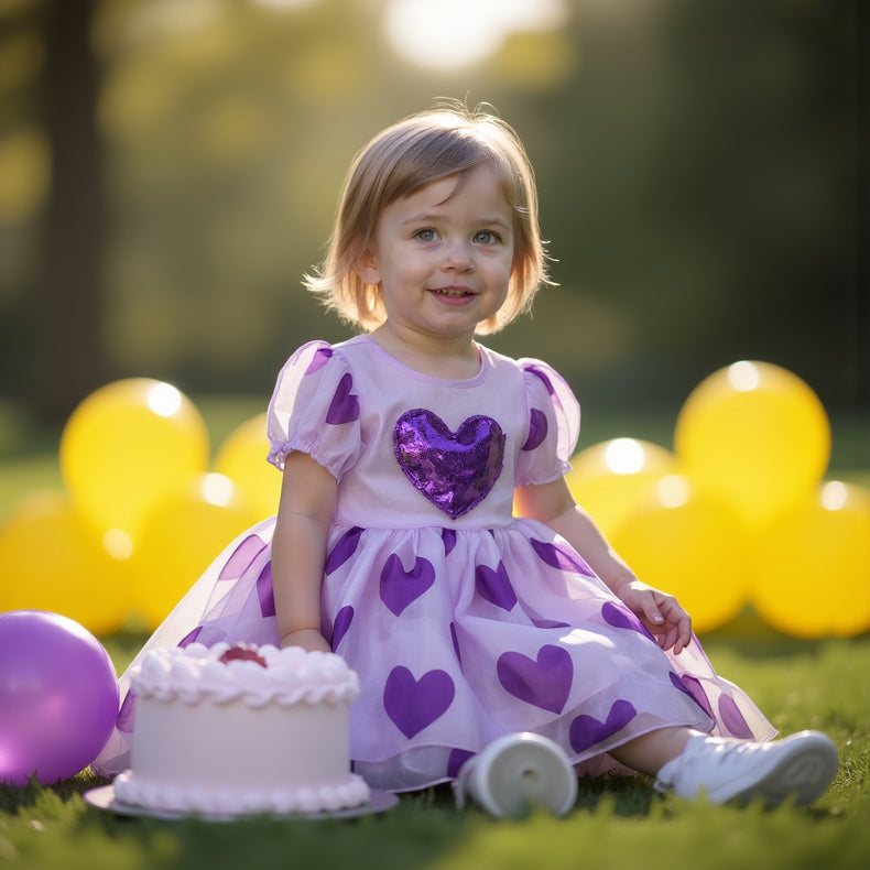 Girl wearing Anaario Daring Rapunzel Dress