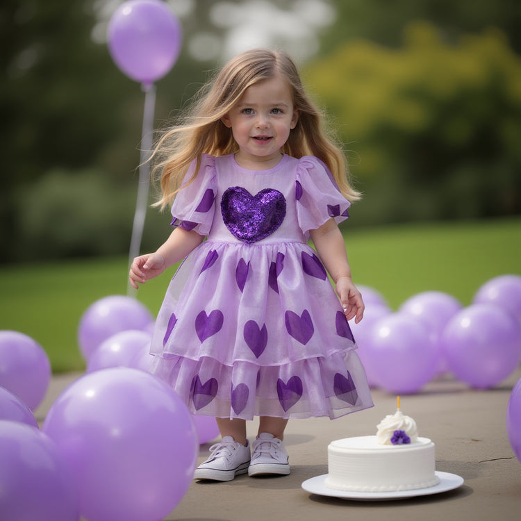 Girl wearing Anaario Daring Rapunzel Dress