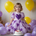 Girl wearing Anaario Daring Rapunzel Dress