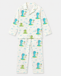 Boy wearing Anaario Dino-Kites Night Suit