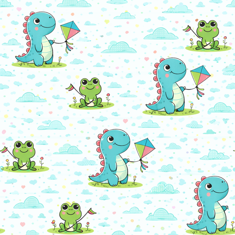 Boy wearing Anaario Dino-Kites Night Suit