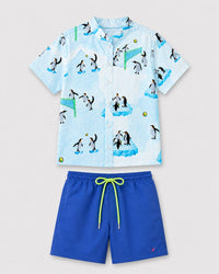 Royal Blue Magic Short Set