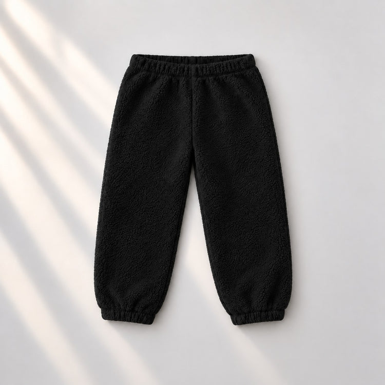 Black Panda Fleece Set bottoms by Anaario