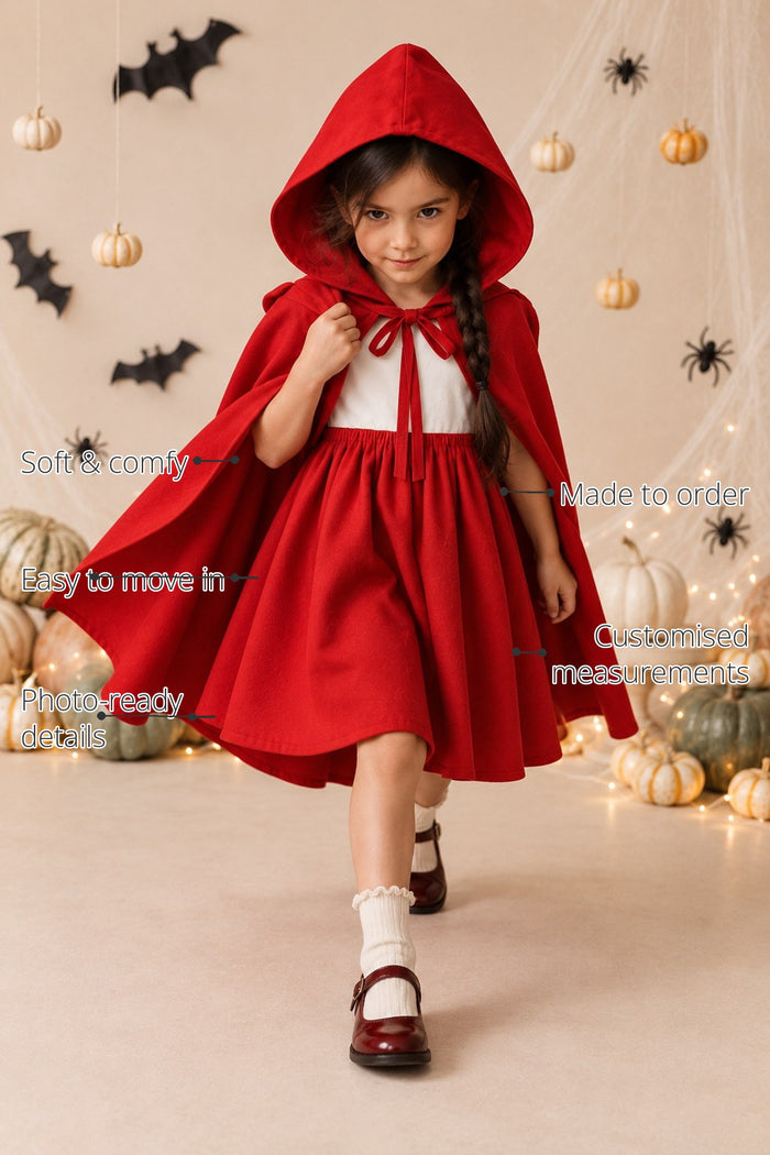 Red Riding Hood Girls' Costume features