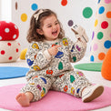 Doodle Jogger Set on girl by Anaario – winter kidswear