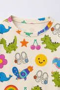 Boy wearing Anaario Doodle Squad Co-ord Set