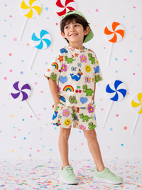Boy wearing Anaario Doodle Squad Co-ord Set