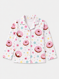 Girl wearing Anaario Dotty Donut Night Suit