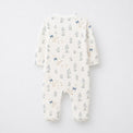 Duck & Meadow bamboo cotton baby sleepsuit — footed zip-front sleepsuit, onesie romper