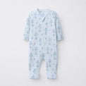 Duck & Meadow bamboo cotton baby sleepsuit — full-sleeve baby sleepsuit, zip onesie