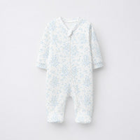 Duck & Meadow bamboo cotton baby sleepsuit — two-way zip romper onesie