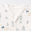 Duck & Meadow bamboo cotton baby sleepsuit — bamboo cotton onesie romper flatlay