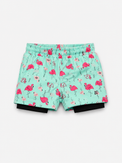 Boy wearing Anaario Flamingo Splash Pocket Co-ord Set